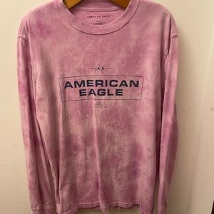 Mens American Eagle Long Sleeve Cotton T